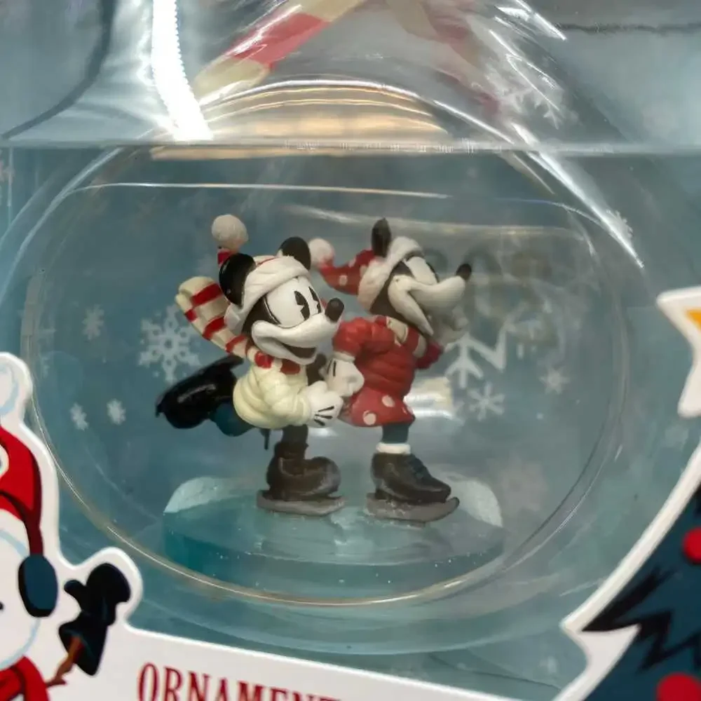 Disney Red Cream 2021 Ice Skating Collectible Ornament | All-Season